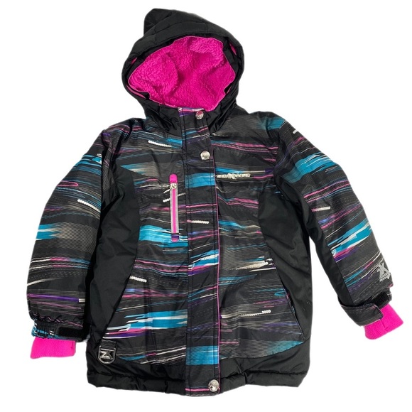 ZeroXposur Girls Snow Winter Jacket with Hoodie Size 5/6 - Picture 1 of 11